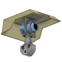 Sunshade Bracket to suit Rosemount 8800D Vortex Flowmeter