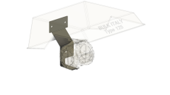Sunshade direct mount bracket for to suit Rosemount 3144P-X Well