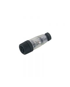 IFM E10136 - Wirable socket M12 Socket A Wirable w/LEDs