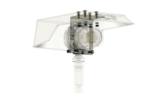 Sunshade direct mount bracket for to suit Rosemount 3301 Level Transmitter