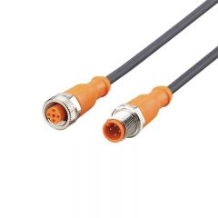 IFM EVC010 - Connection cable M12 Plug A x M12 Socket A 0.3m