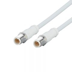 IFM EVF531 - Connection cable M12 Plug D Ethnet Jumper 2m