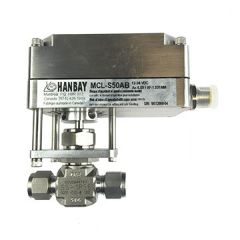 Hanbay 24V SS Actuator and 1/4" Needle Valve