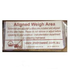 Label - Aligned Weigh Area